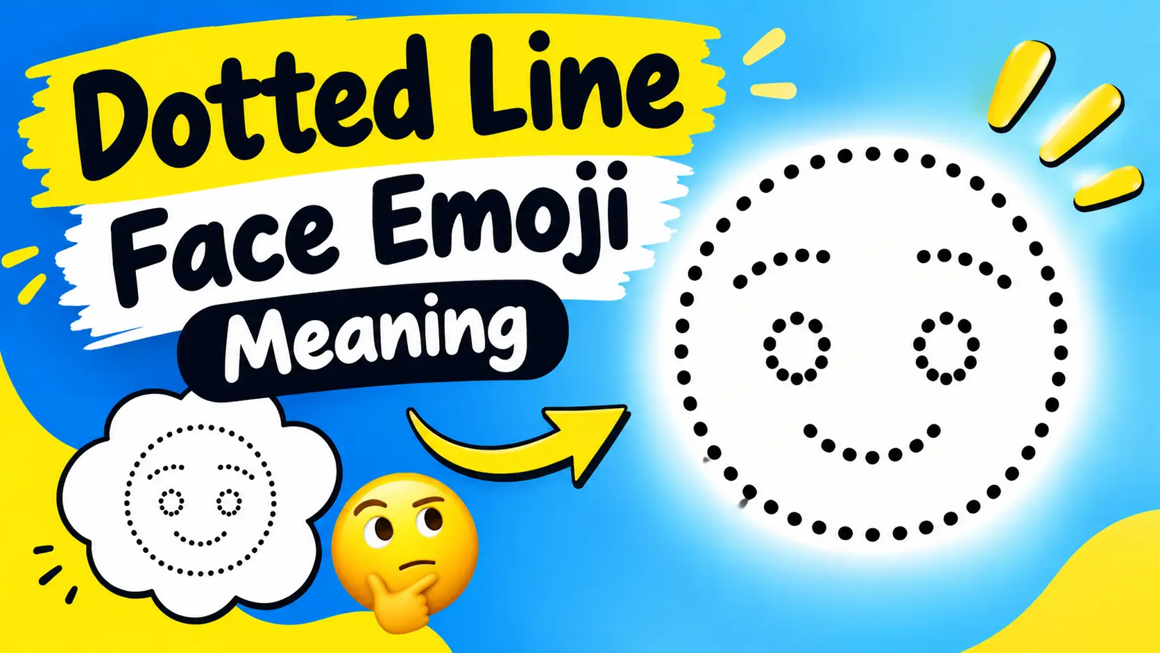 Dotted Line Face Emoji Meaning