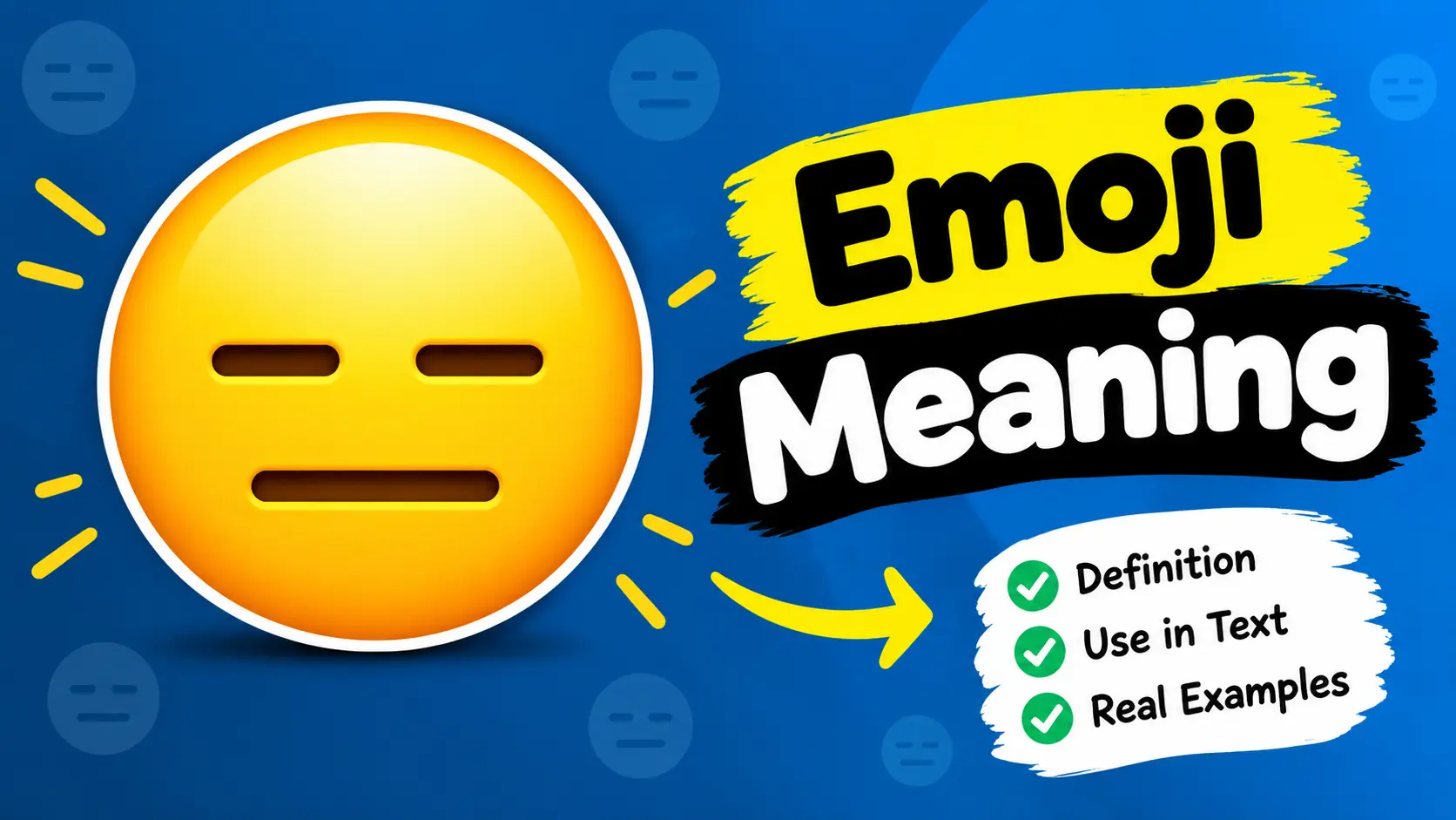 😑 Emoji Meaning