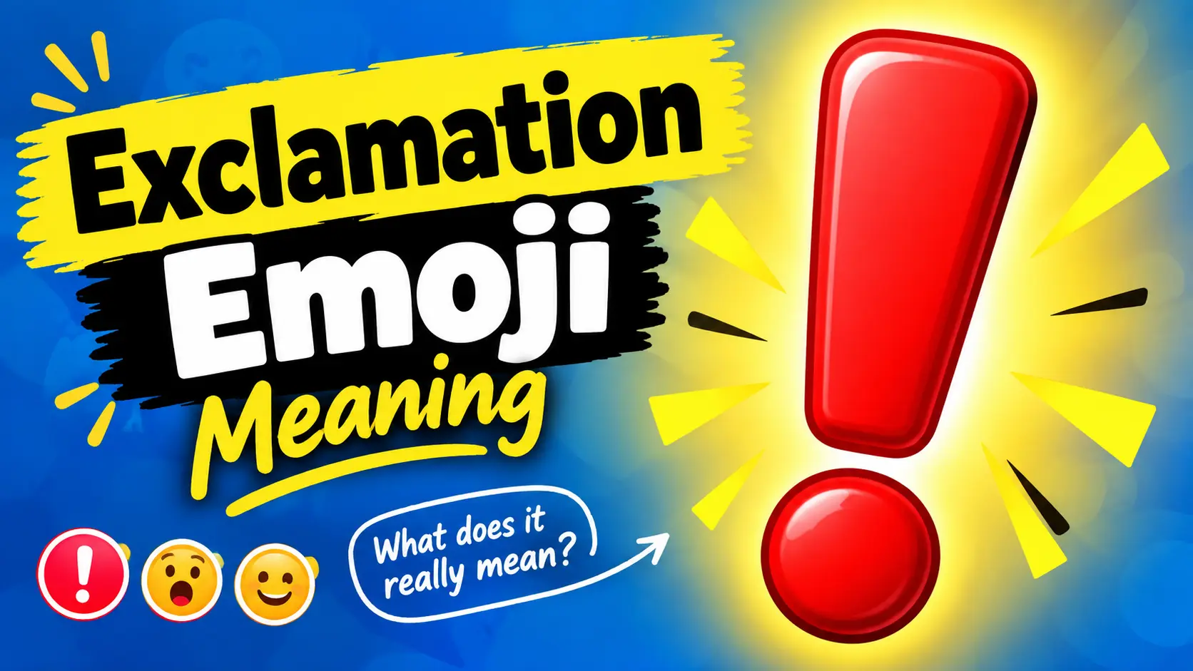 Exclamation Emoji Meaning