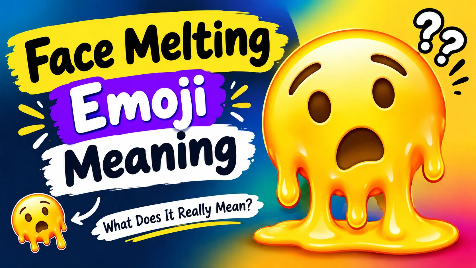 Face Melting Emoji Meaning