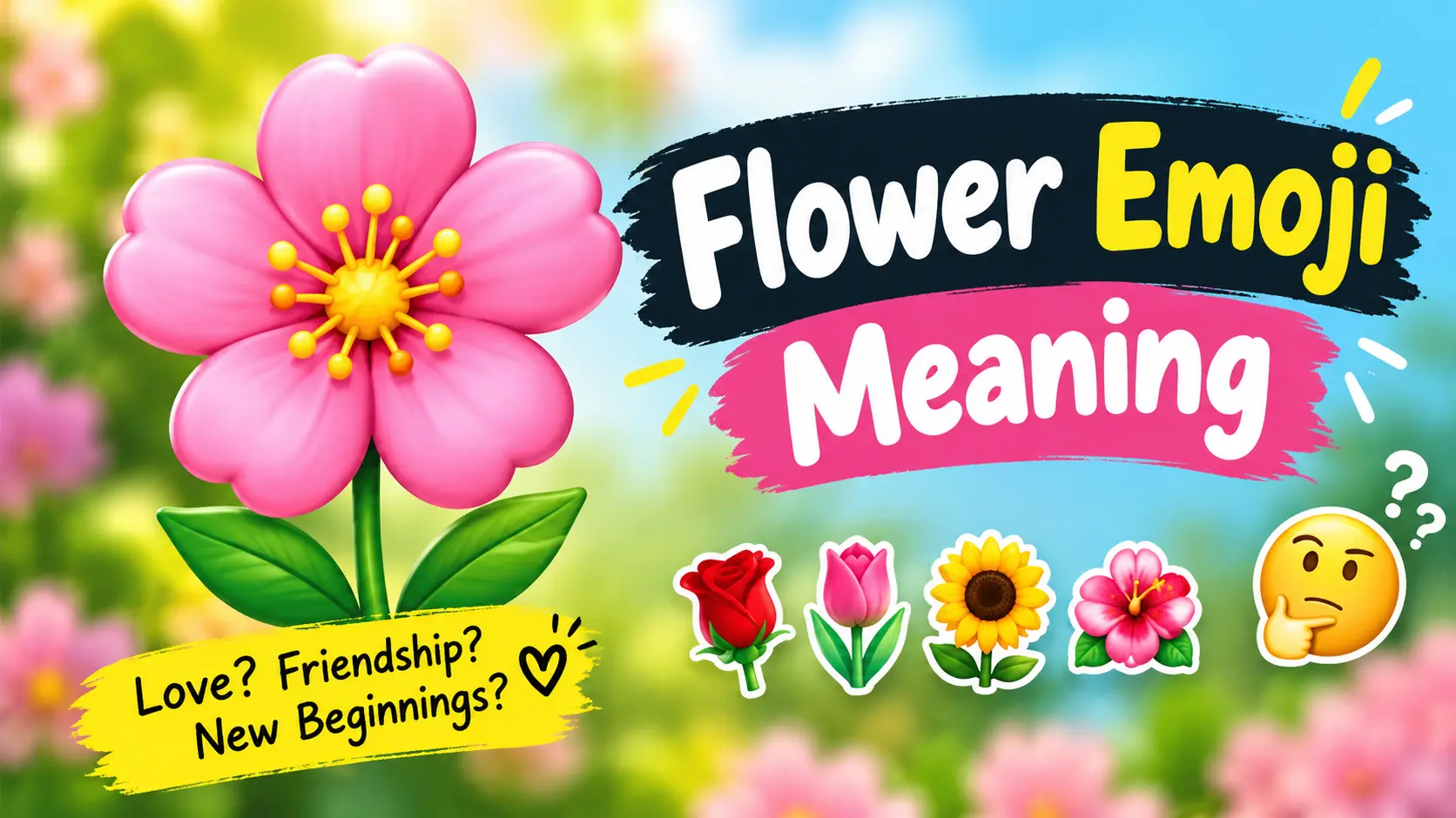 Flower Emoji Meaning