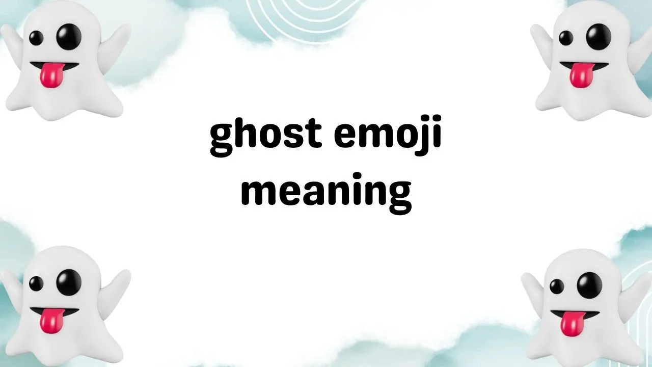 ghost emoji meaning
