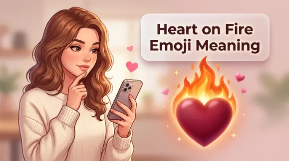 Heart on Fire Emoji Meaning