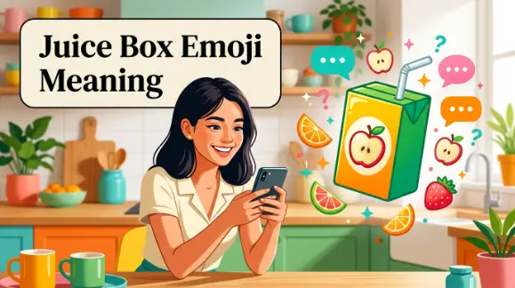 Juice Box Emoji Meaning
