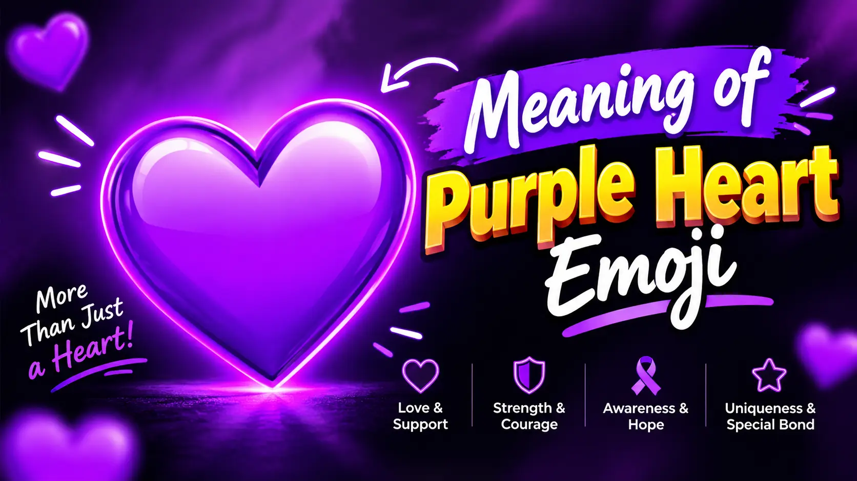 Meaning of Purple Heart Emoji