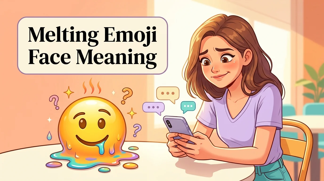 Melting Emoji Face Meaning