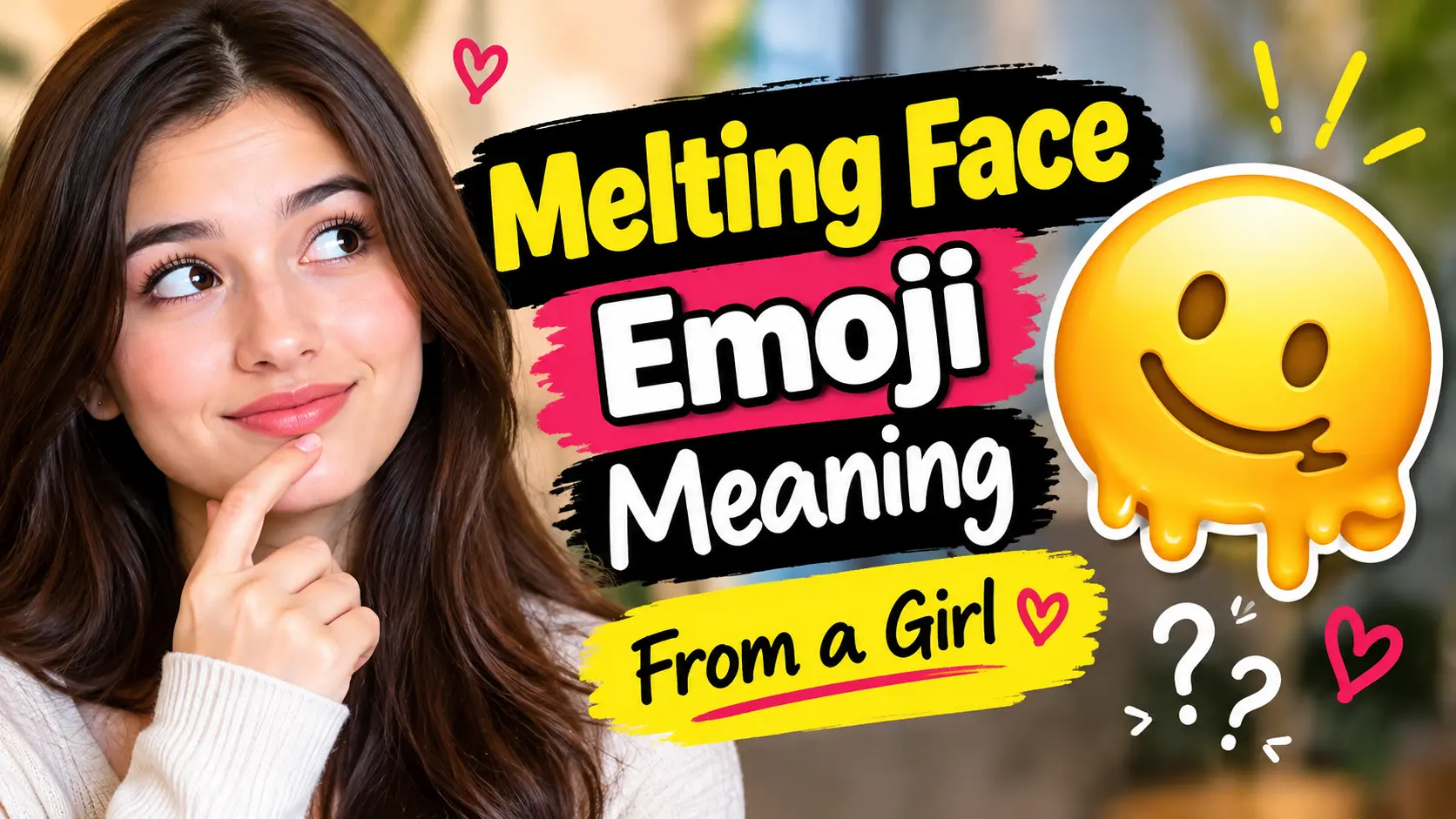 Melting Face Emoji Meaning From a Girl