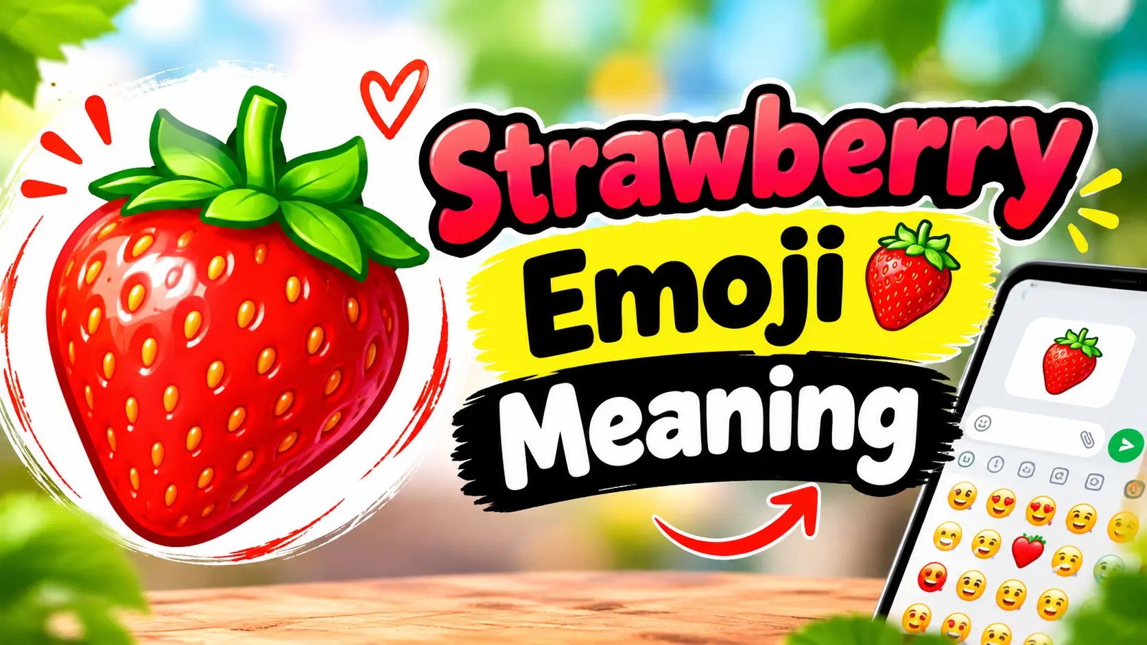 Strawberry Emoji Meaning