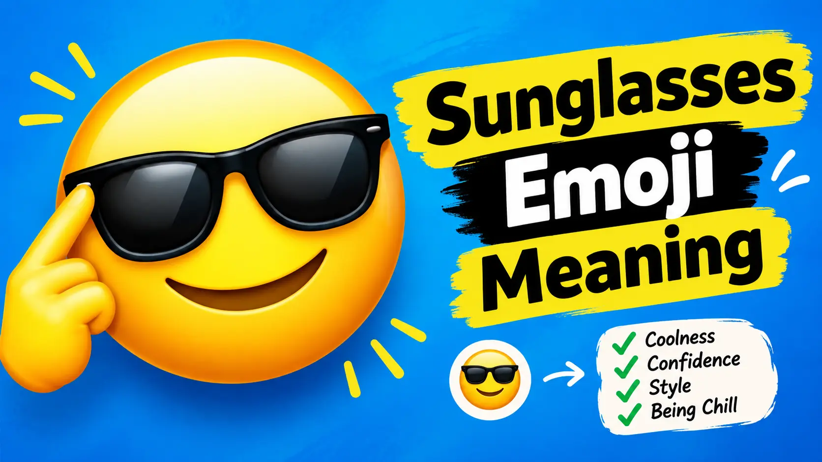 Sunglasses Emoji Meaning
