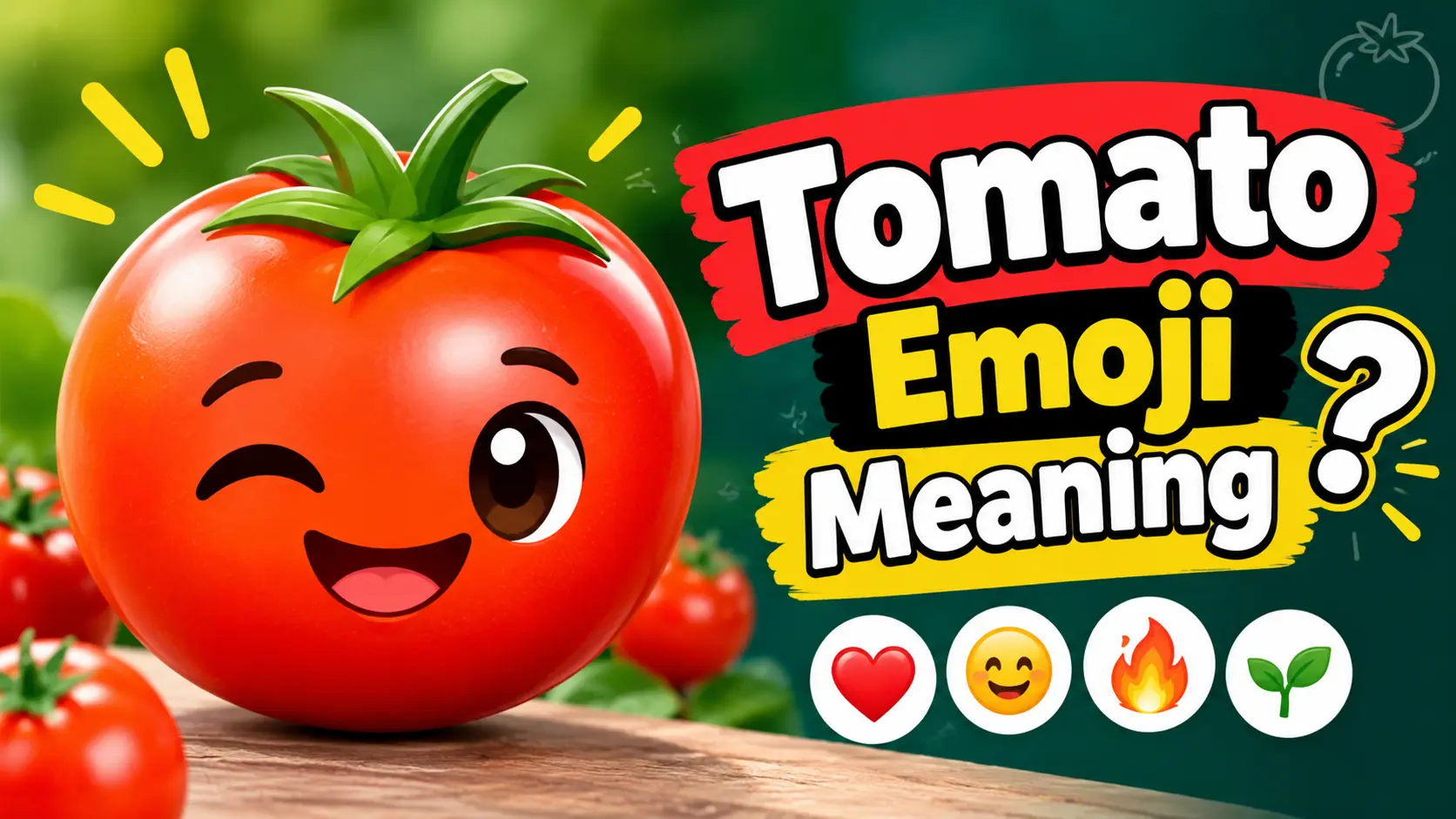 Tomato Emoji Meaning