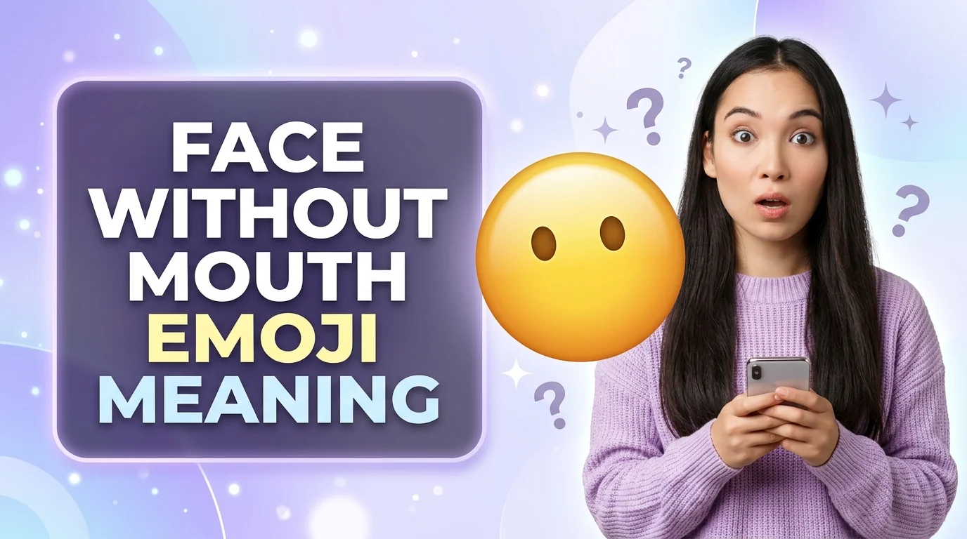 Face Without Mouth Emoji Meaning