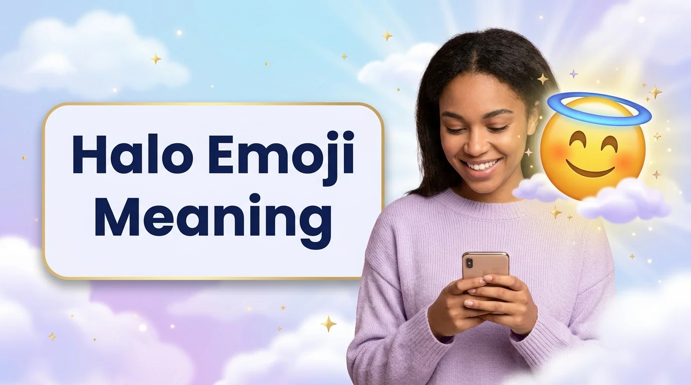 Halo Emoji Meaning