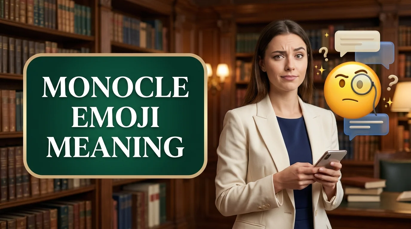 Monocle Emoji Meaning