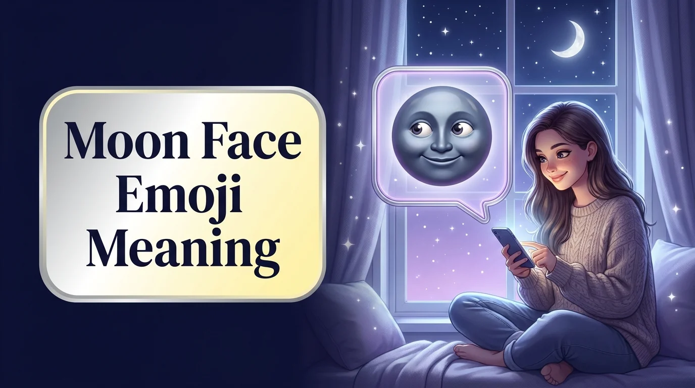 Moon Face Emoji Meaning