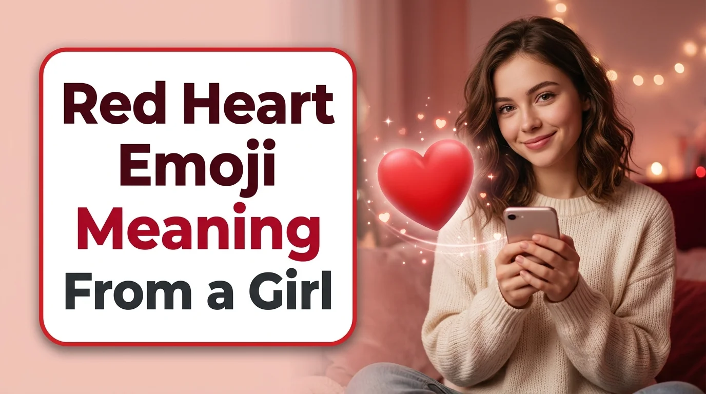 Red Heart Emoji Meaning From a Girl