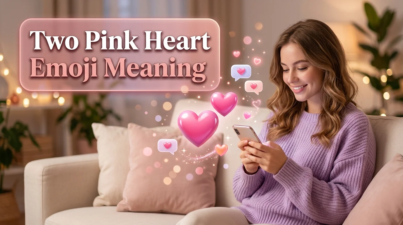 Two Pink Heart Emoji Meaning